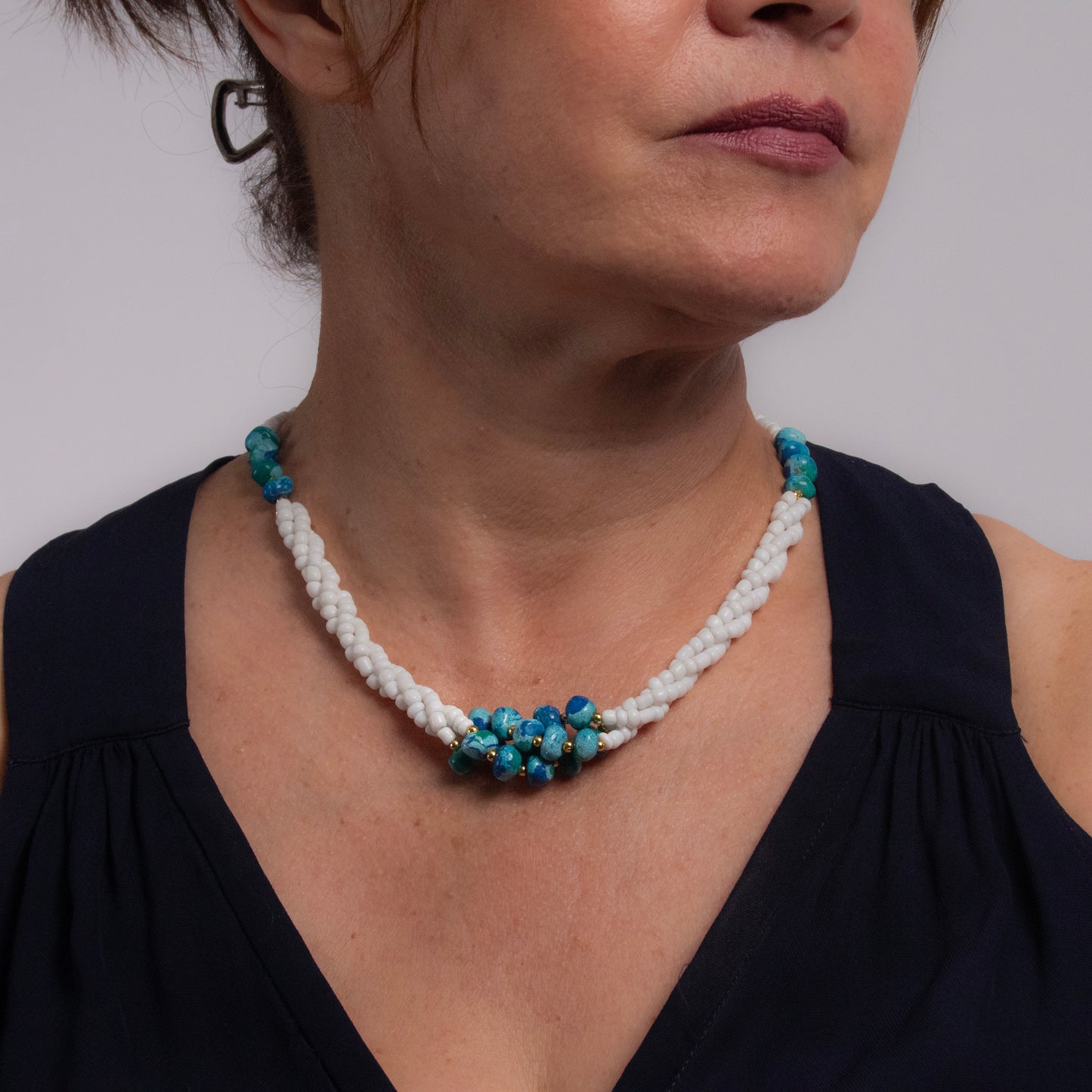 Tayrona Stone necklace - Azul