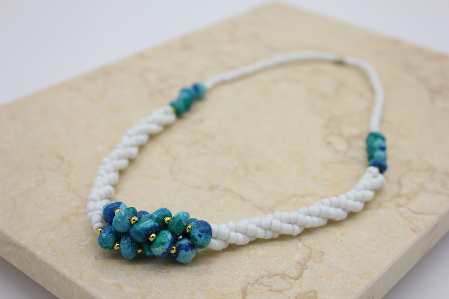 Tayrona Stone necklace - Azul