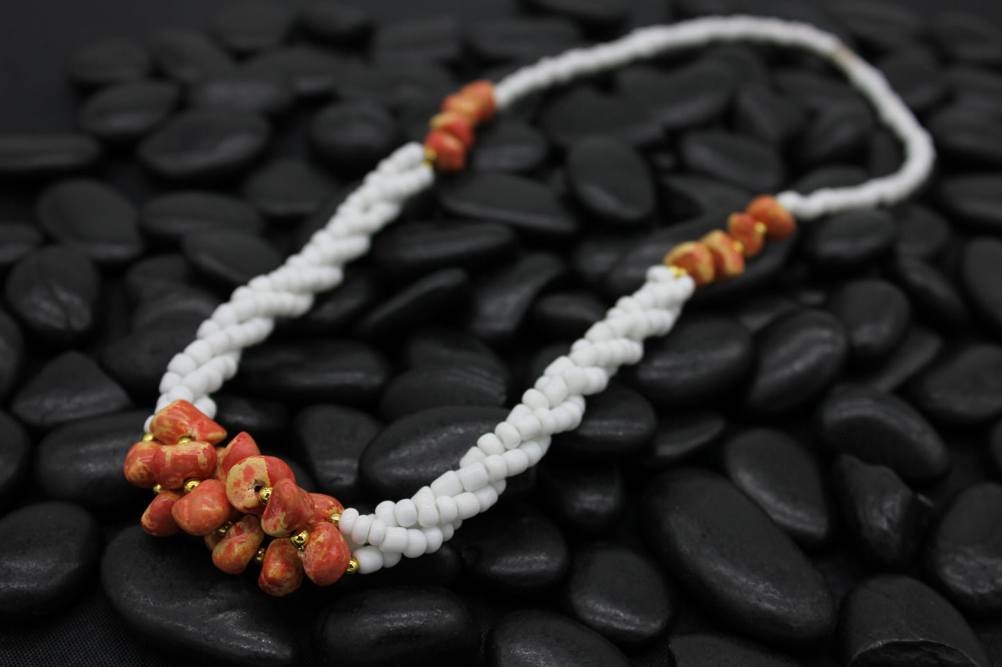 Tayrona Stone Necklace - Coral