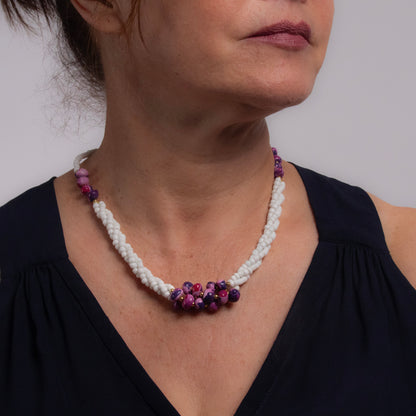 Tayrona Stone Necklace - Violet