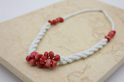 Tayona Stone Necklace - Crimson