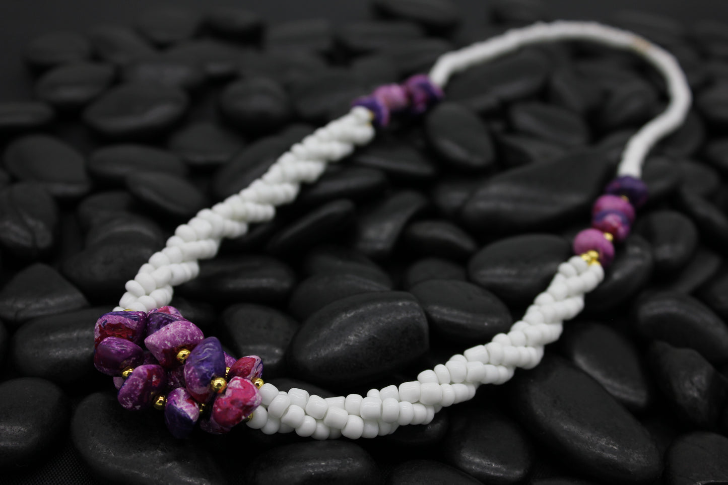 Tayrona Stone Necklace - Violet