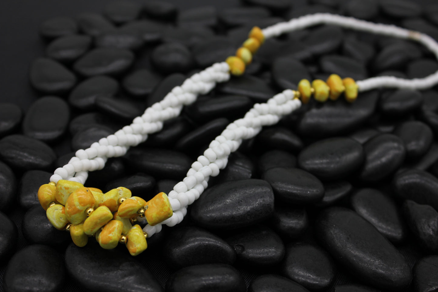 Tayrona Stone Necklace - Golden